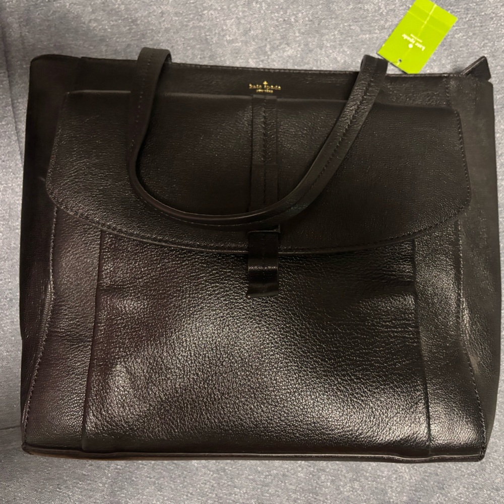 New Kate Spade Randall Street Black Leather Purse WKRU4615